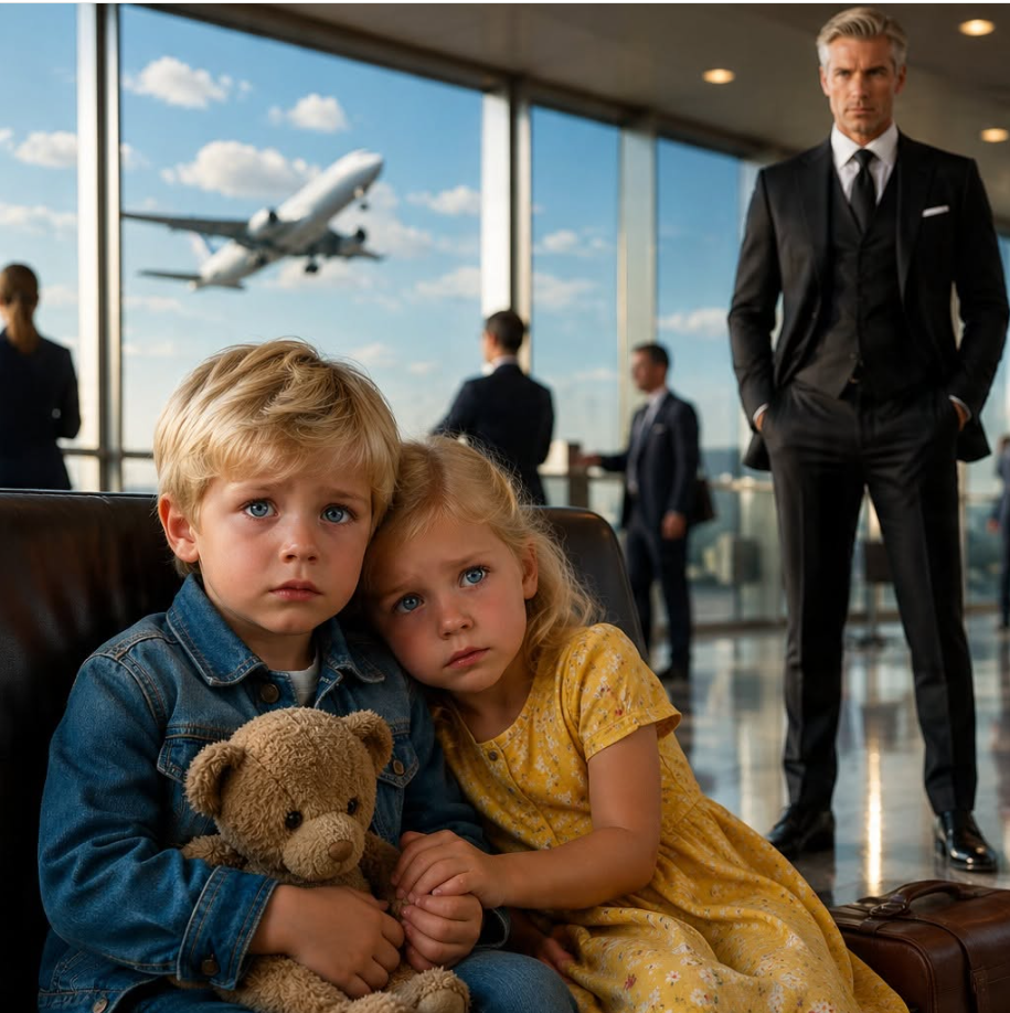 THE MAFIA BOSS ONLY MEANT TO CATCH A FLIGHT UNTIL HE SAW TWO ABANDONED TWINS - THEN THE LITTLE BOY RECOGNIZED HIS HANDS