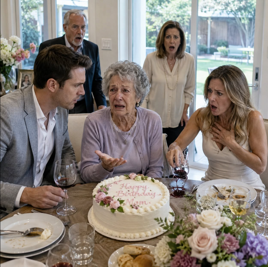 On my birthday, my millionaire son smiled and asked, “Mom, have you been enjoying the apartment I gave you?” I whispered, “Son, I live in the garage.” My greedy daughter dropped her glass when she heard it... My gold-digger daughter went pale!....