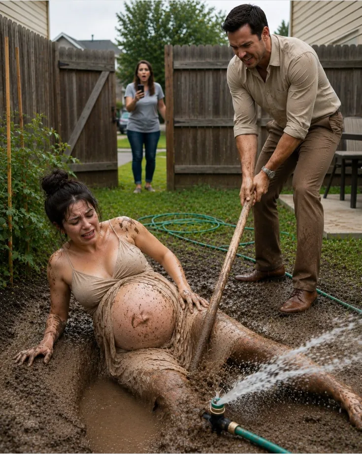 The cramp hit me like a sudden, twisting blade, tearing through my lower back and pulling my knees up into the mud.