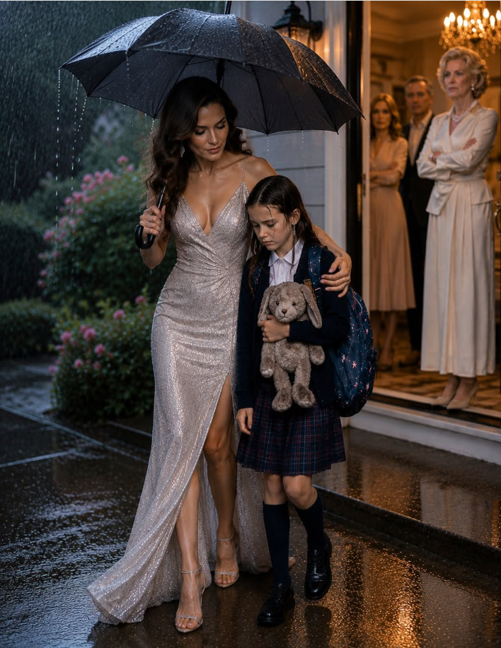 My own mother locked my eleven-year-old daughter out of the house, forced her to stand in the pouring rain for five hours, then looked her in the eye and said, "You don't belong here anymore." I didn't argue or beg. I simply said, "Understood"—and seventy-two hours later, a certified court letter arrived that changed her life forever.