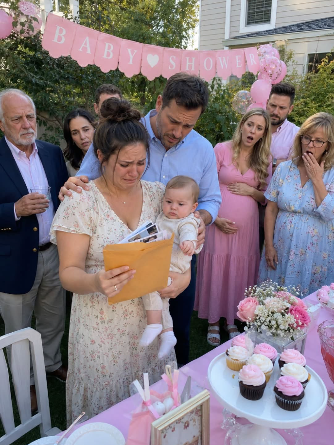 Dad lifted his glass to celebrate my sister’s baby and then looked at me and asked, “So… when’s your turn?” I answered, “Seven months ago. You were invited. Your favorite daughter threw it away.” The champagne caught the summer light before his words fully registered.