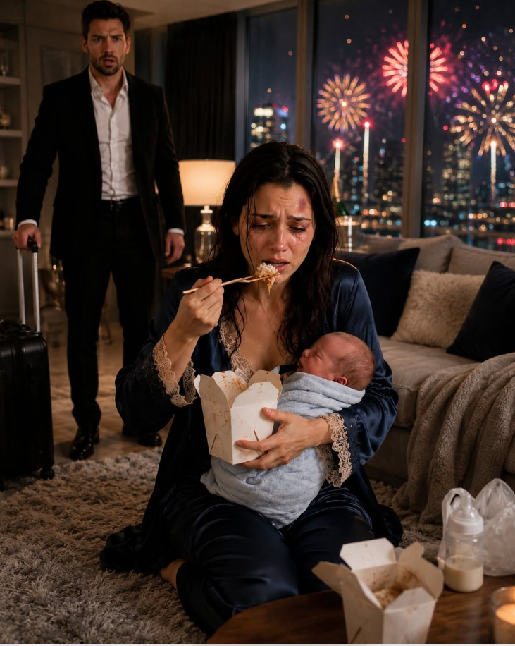 1.I came home without telling anyone on New Year’s Eve, expecting to surprise my wife and meet my newborn son for the first time