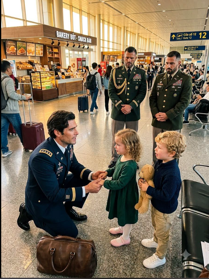 I WATCHED A WOMAN walk away from two five-year-old twins at O’Hare without one glance back. No hug. No goodbye. She didn’t see the Army Colonel who had already made a decision.