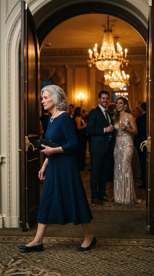 "At my son’s engagement party, his fiancée mocked me in front of a room full of strangers. When I asked him to defend me, he shouted, “You’re embarrassing me. Please leave.” She stood beside him with a satisfied smile as I walked out alone. The next morning, he called demanding $500,000 from the family trust—and I whispered four words that ended everything they had planned.