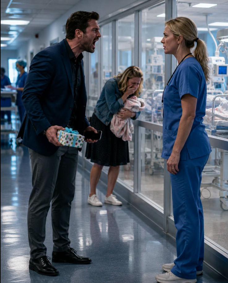 Ble:ed:ing and terrified, a wife signs the emergency C-section papers to save her unborn triplets while her cruel husband turns off his phone to cut cake with his first love. When he finally returns to the hospital, he freezes as a nurse says, “She left four days ago. Isn’t she home?”