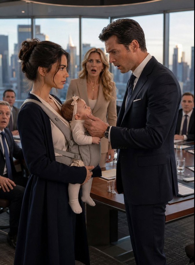 The day I walked into my billionaire husband's divorce hearing carrying the baby girl he never knew existed, I watched the most powerful man in the room lose something no amount of money could ever buy. He believed one signature would erase our marriage forever, but the instant his eyes landed on the child in my arms, his entire world stopped.