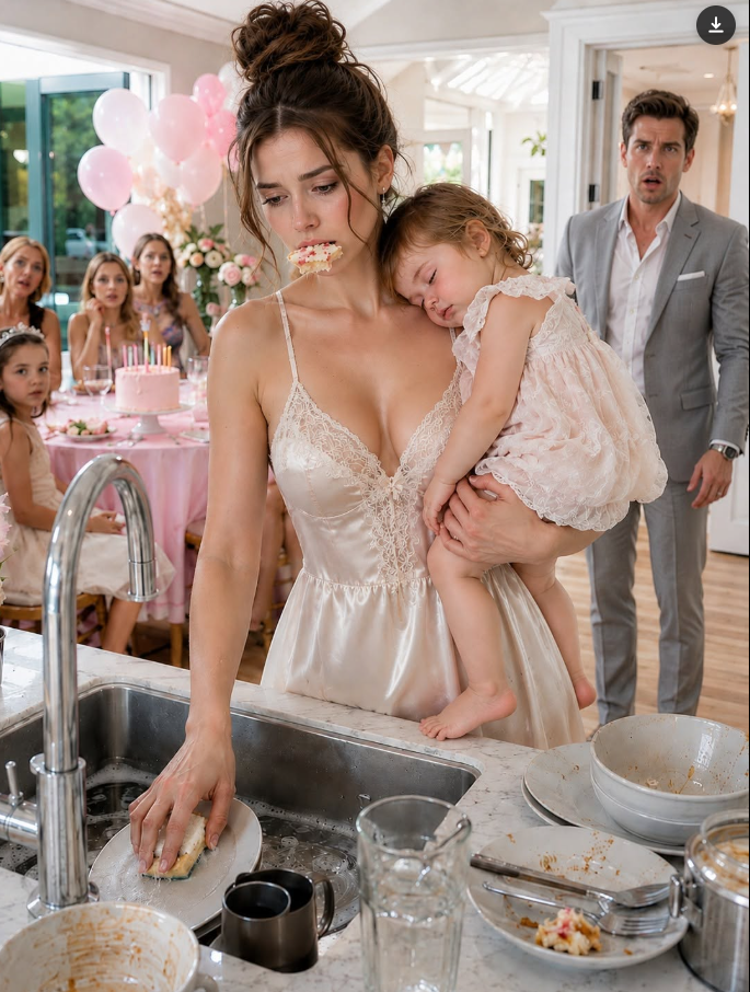 I left work early on my son's first birthday and came home to find my mother serving seafood to twenty relatives while my wife washed dishes with our sick baby in her arms.