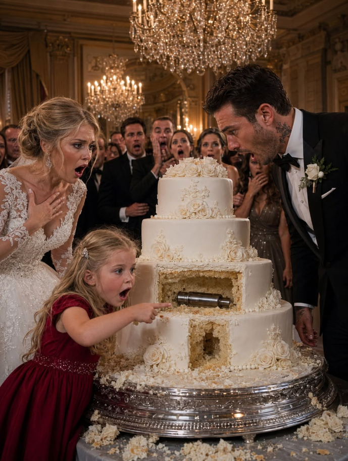 The Maid’s Daughter Smashed the Mafia Boss’s Wedding Cake — Then the Secret Inside Saved His Life