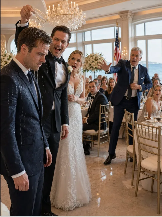 The tall man with silver hair did not hurry. His leather soles clicked methodically against the polished marble floor of the ballroom, a steady, unyielding rhythm that cut through the absolute silence of the two hundred onlookers.