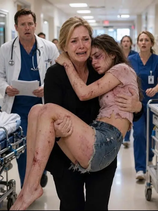 The hospital room smelled of harsh antiseptics, stale coffee, and the metallic tang of dried blood. The fluorescent light fixtures hummed overhead, casting an unforgiving white glare across the pale blue linoleum floor.