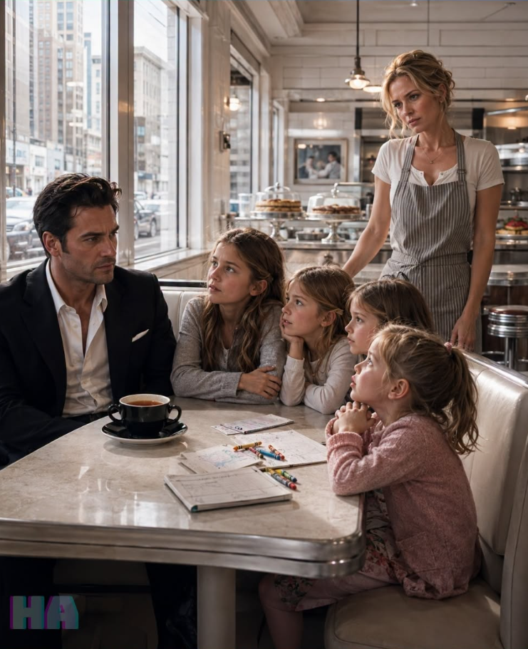 Chicago’s Most Feared Mafia Boss Pretended to Be Their Father Until the Waitress Revealed Why His Enemies Had Chosen Her Daughters