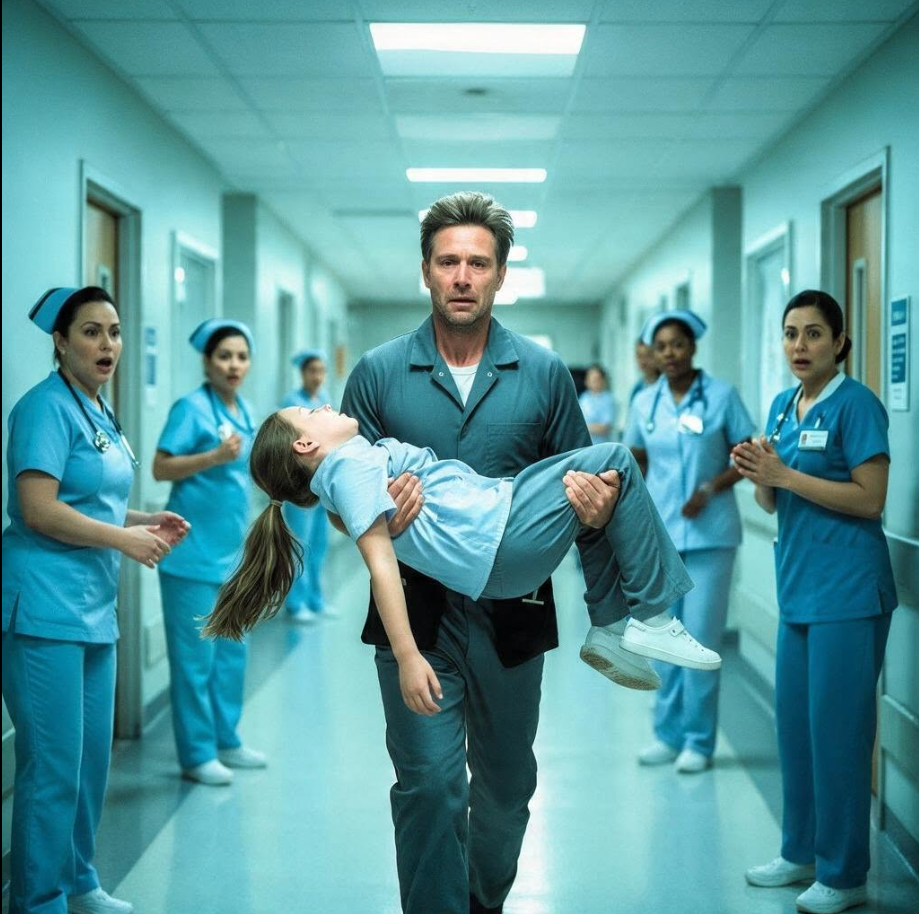 The Hospital Mocked the Single-Dad Janitor—Then the CEO’s Daughter Collapsed in His Arms and Exposed the Secret That Killed His Wife