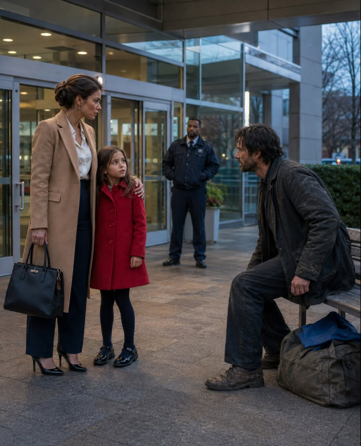 The first thing I noticed about the man outside Hartwell Medical Center was his coat.
