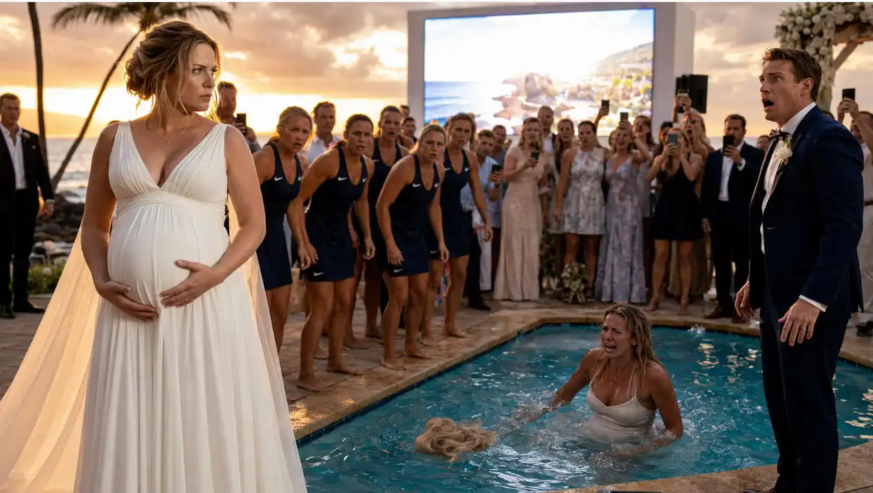 Amber Thought She Could Steal the Spotlight from a 9-Month-Pregnant Bride… Her BIGGEST REGRET Started When the Screen Lit Up