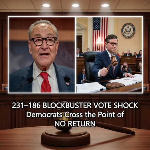 BLOCKBUSTER 231-186 VOTE — The Democratic Party is Never Coming Back from This