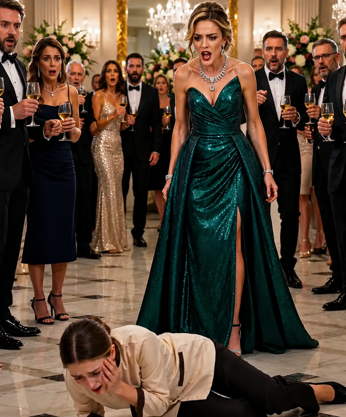 The Rich Birthday Girl Slapped a Young Server in Front of Everyone—Then the Girl Looked Up and Said, “Happy Birthday, My Sister”