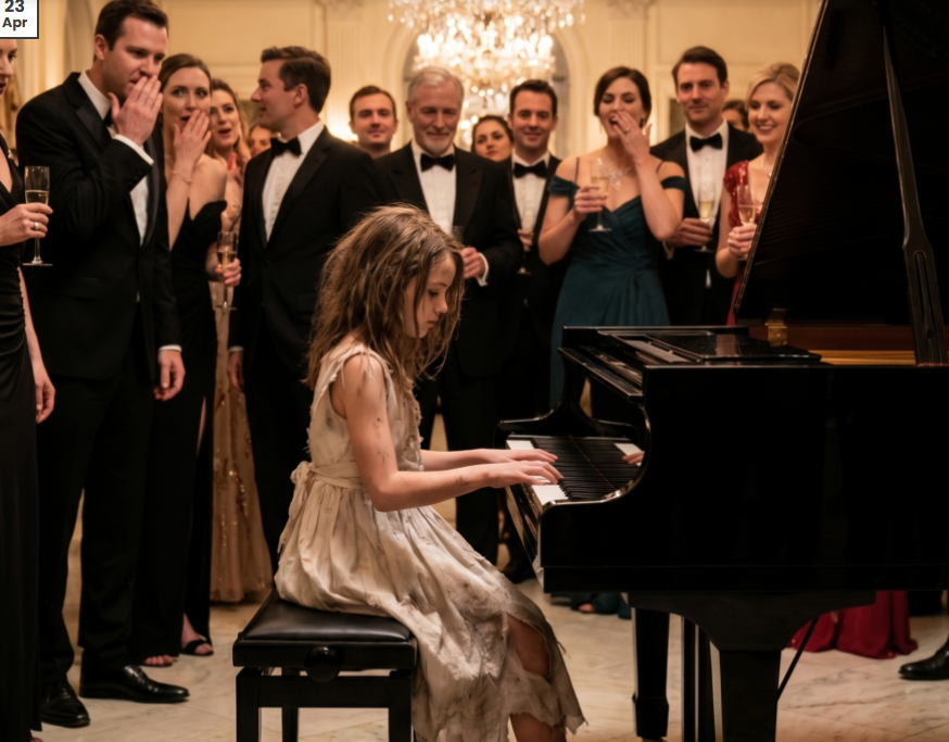 A Hungry Girl Asked to Play Piano for Food—But One Song Exposed a Secret That Froze the Entire Ballroom