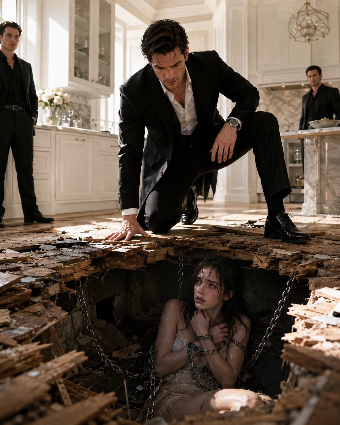The Billionaire Mafia Boss Found Me Chained Beneath His Brother's Floor—Then Discovered I Was His Lost Heiress