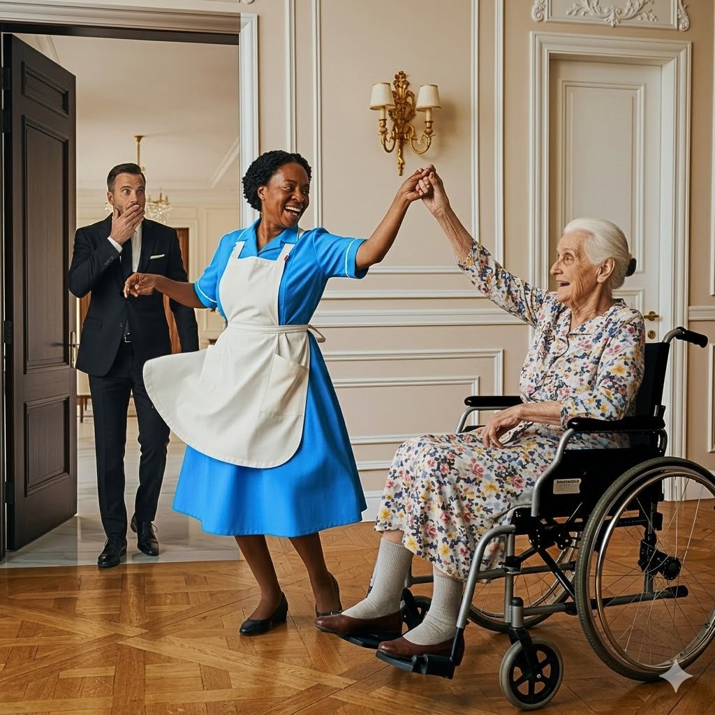 THE MILLIONAIRE CAME HOME BY SURPRISE… AND WHAT THE MAID WAS DOING TO HIS MOTHER LEFT HIM IN SHOCK
