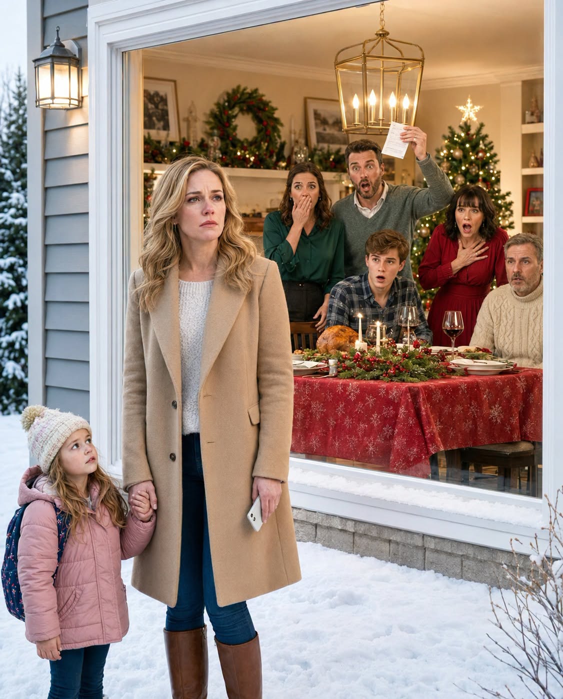 My family threw my 7-year-old daughter and me out during Christmas dinner. “You should leave and never come back,” my sister said. “Christmas is much nicer without you,” Mom added. I didn’t plead. I only said, “Then you won’t care if I do this.” Five minutes later, they were begging me to take it back...