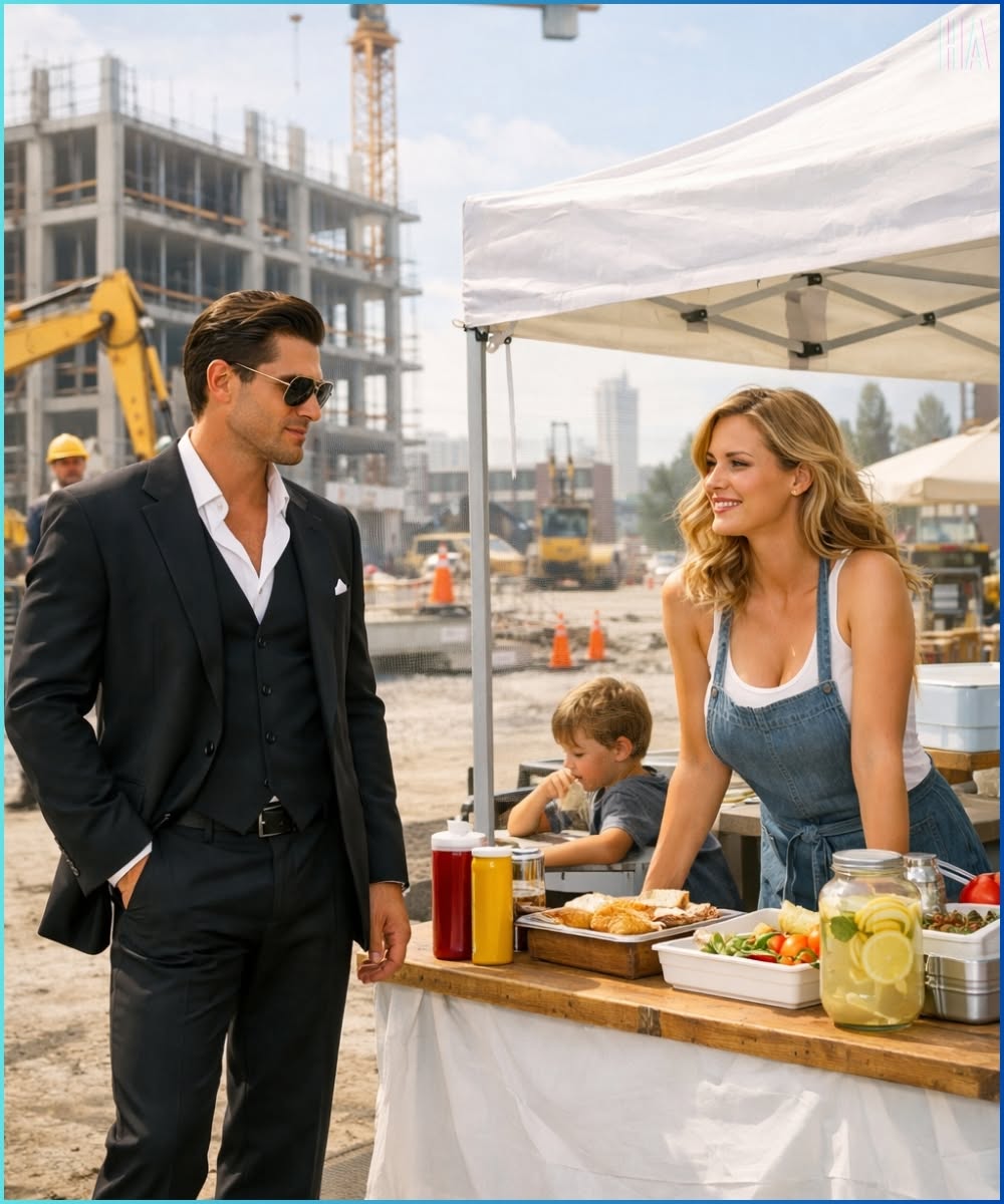 The Mafia Boss Came to Crush a War at His Construction Site — Then He Met the Single Mom Selling $8 Stew and Everything Changed