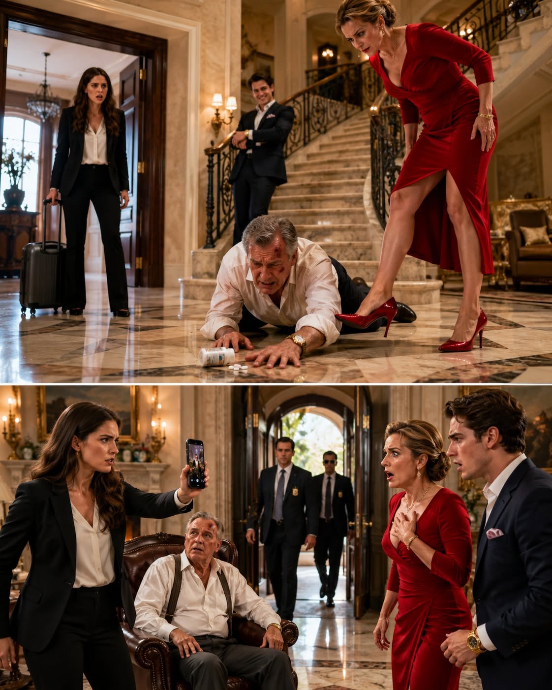 I watched my stepmother force my injured father to crawl across the floor for his own medicine.