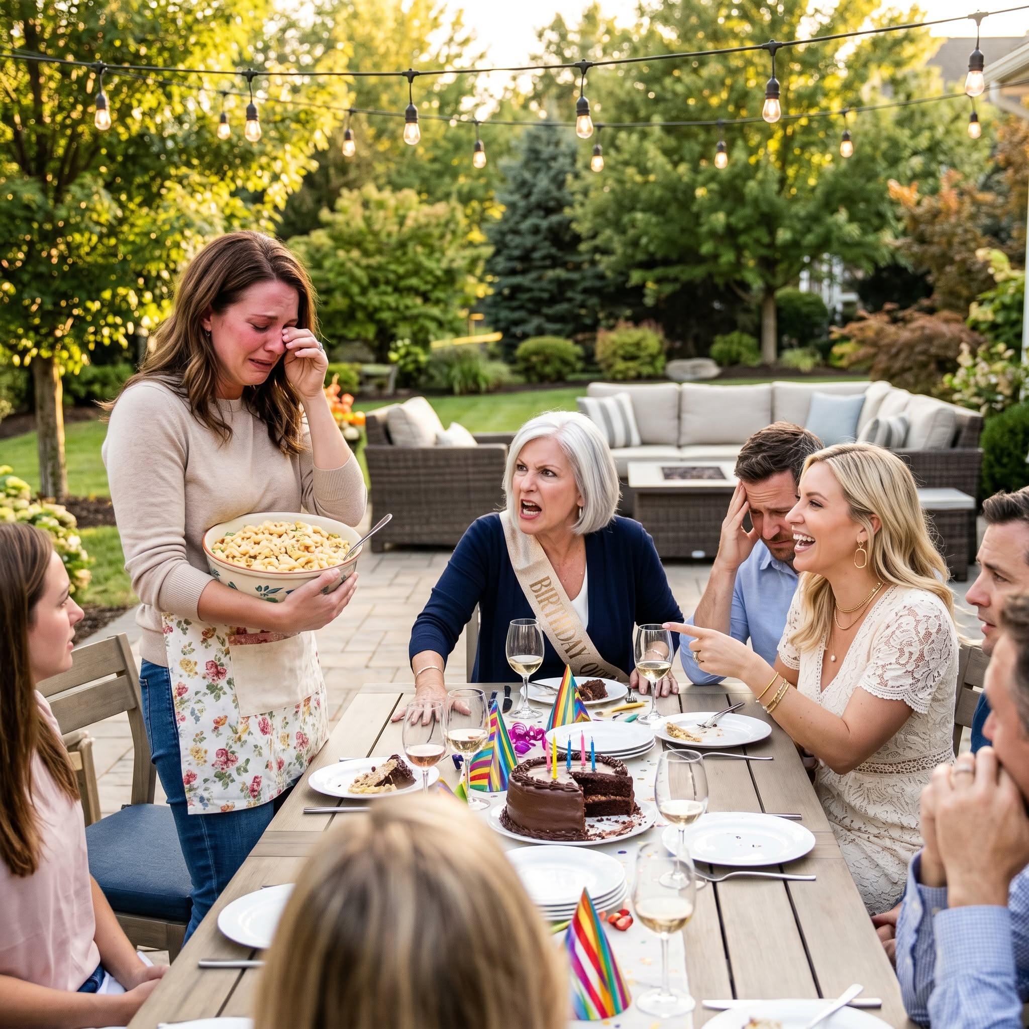 “My Sister-In-Law Mocked My Homemade Pasta Salad At Mom’s Birthday Dinner — Then Mom Exposed The Truth That Destroyed The Entire Table.”