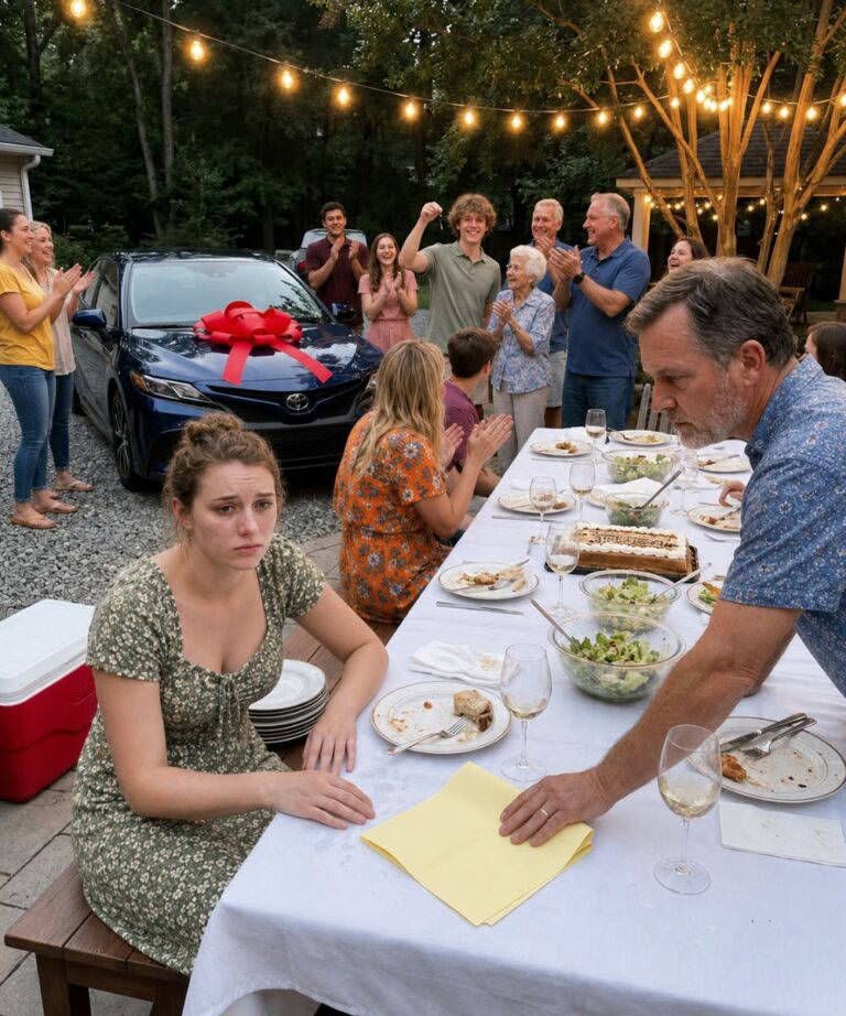 "At dinner, my father lifted his glass and smiled. “Congratulations, son. These are the keys to your car.” Then his eyes moved to me. “And Elizabeth, your rent is due Sunday. Nine hundred dollars. You’re an adult now.”