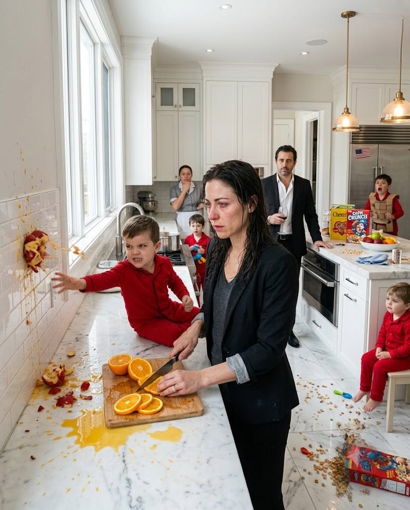 22No nanny ever made it through dinner with the mafia boss’s quadruplets—until a broke stranger stepped in