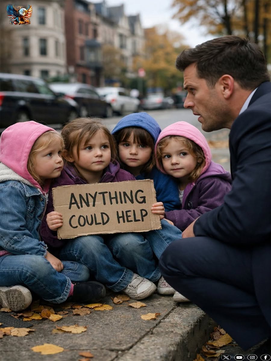 A Wealthy CEO Paused at a Red Light—Then He Noticed Four Homeless 9-Year-Old Girls Who Looked Exactly Like the Woman He Cast Out a Decade Ago…