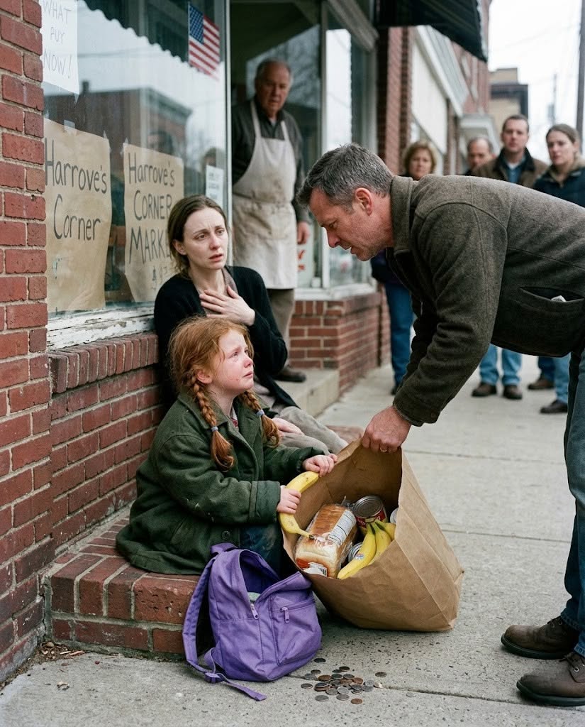 A MAFIA BOSS WATCHED A SIX-YEAR-OLD GIRL COUNT COINS FOR BREAD AND BANANAS, BUT THE SECOND HE SAW HER SICK MOTHER WAITING OUTSIDE, HE REALIZED THE MAN WHO HAD BEEN HUNTING THEM WAS SOMEONE HE SHOULD HAVE STOPPED FOUR YEARS AGO