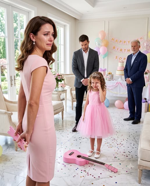 My Six-Year-Old Daughter Hugged The Guitar Her Father Bought In Secret — But When Her Grandfather Broke It And She Whispered, “Mommy, Did I Do Something Wrong?”, I Picked Up One Piece And Let His Wife’s Secret Bring His Empire To Its Knees