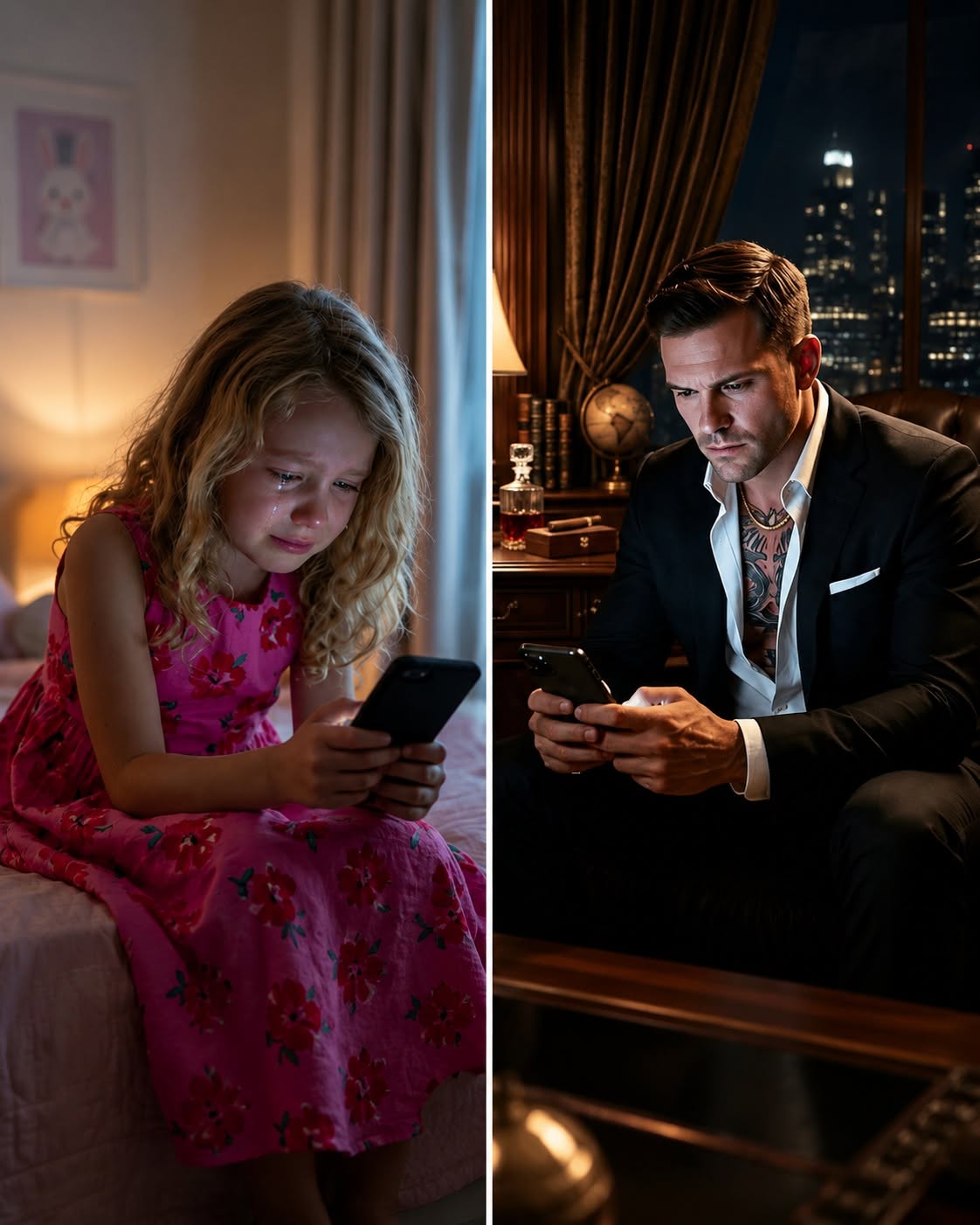 Little Girl Texted, “He’s Beating My Mama!” to Wrong Number — Mafia Boss Replied, “I’m On My Way”