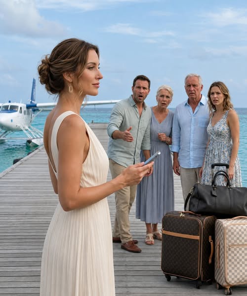 I booked an entire private island hoping it would save my marriage, but my husband arrived with his mother and his ex-girlfriend and said, “You’ll cook while we relax.” So I canceled the whole trip right in front of them.