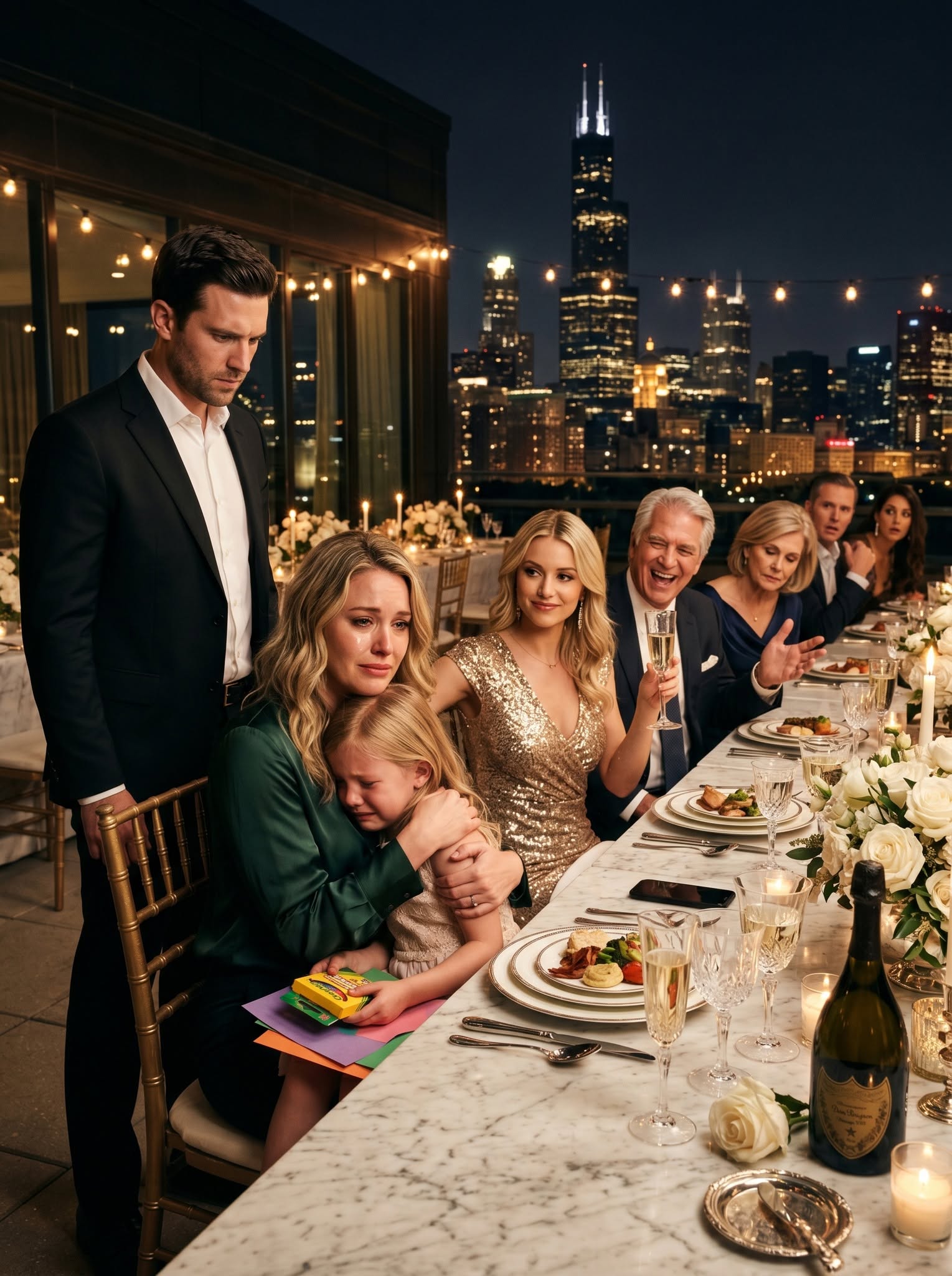 ‘I Just Hope I Never End Up Alone With A Kid Like Claire,’ My Cousin Savannah Laughed During Her Engagement Dinner. My Uncle Added, ‘Most Men Don’t Want Complicated Women Anyway,’ And Even My Mother Smiled While I Sat Holding My Daughter’s Hand In Silence — Until The Groom Stood Up, Looked Around The Table, And Said, ‘Everyone Here Deserves To Know The Truth.’
