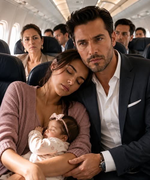 The Stranger Asked Me to Pretend to Sleep on His Shoulder During the Flight… But When We Landed, I Discovered He Was Mexico’s Most Powerful Businessman—and My Ex-Husband Was Already Looking for Me