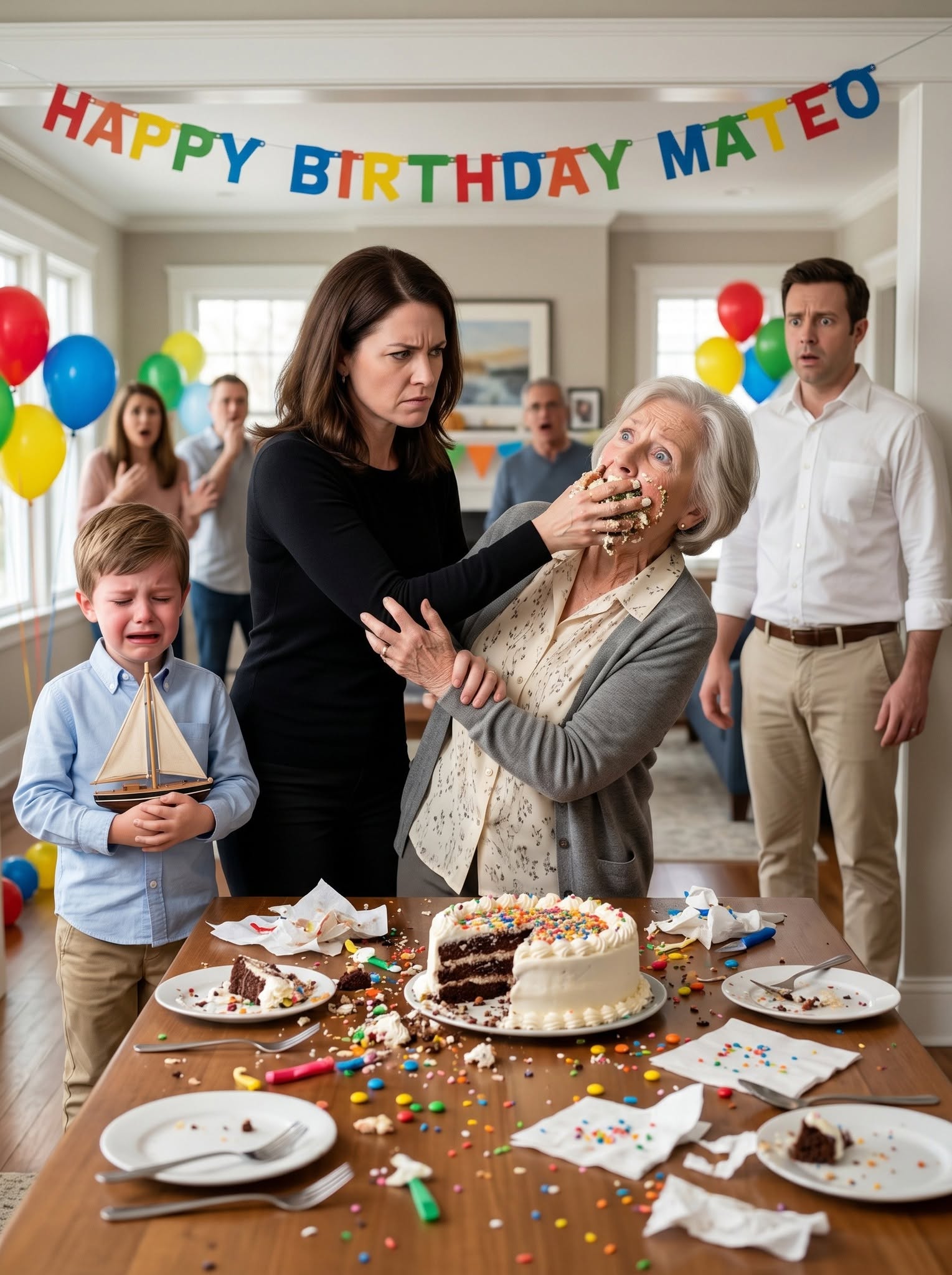 At My Son’s 5th Birthday Party, My Mother-in-Law Handed Him a Gift Box Tied with a Golden Bow. “It’s a Lesson So He Learns His Place,” She Said with a Smile. What Was Inside Chilled Me to the B0ne and Destr0yed My Marriage Forever.