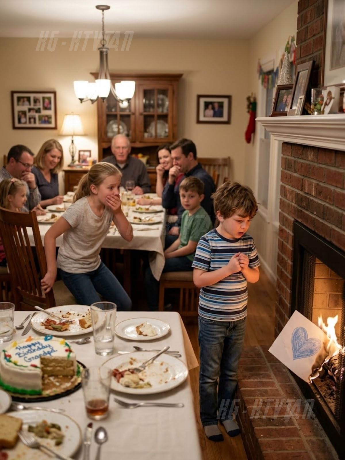 For years, I quietly paid my family’s bills, covered emergencies, saved them from late fees, mortgage trouble, medical costs, and taxes, all while they treated my son like an afterthought at every holiday table. I told myself family meant helping, even when no one helped me back. Then my nephew threw Caleb’s handmade drawing into the fire at my father’s birthday dinner, and everyone laughed while my little boy learned that his love could be burned in front of him and still called “one little thing.” That night, my father uninvited us from Christmas for causing tension, so I canceled every scheduled payment and finally stopped paying for a seat at a table where my son was never welcome...