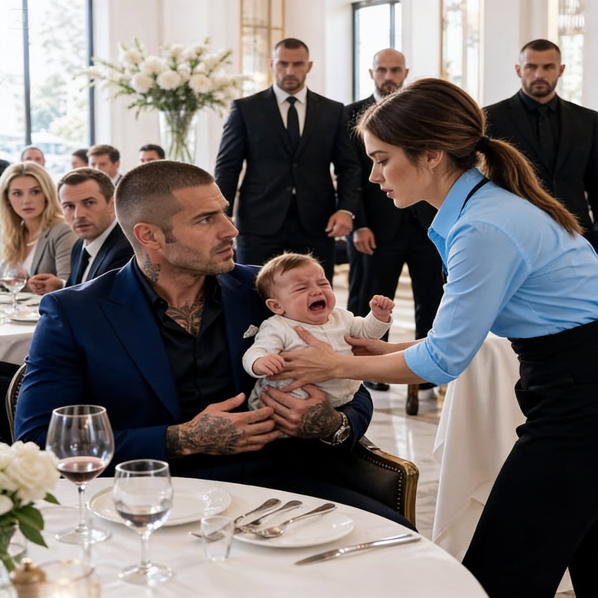 The Mafia Boss’s Baby Wouldn’t Stop Crying in the Restaurant—Until a Waitress Crossed a Line No One Dared Touch