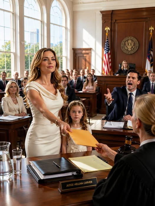 Only 10 Minutes Into Our Divorce Hearing, My Lawyer Husband Laughed As He Demanded Half Of My $12 Million Company And My Late Father's Trust… Then I Quietly Handed The Judge One Sealed Envelope He Never Expected To Exist