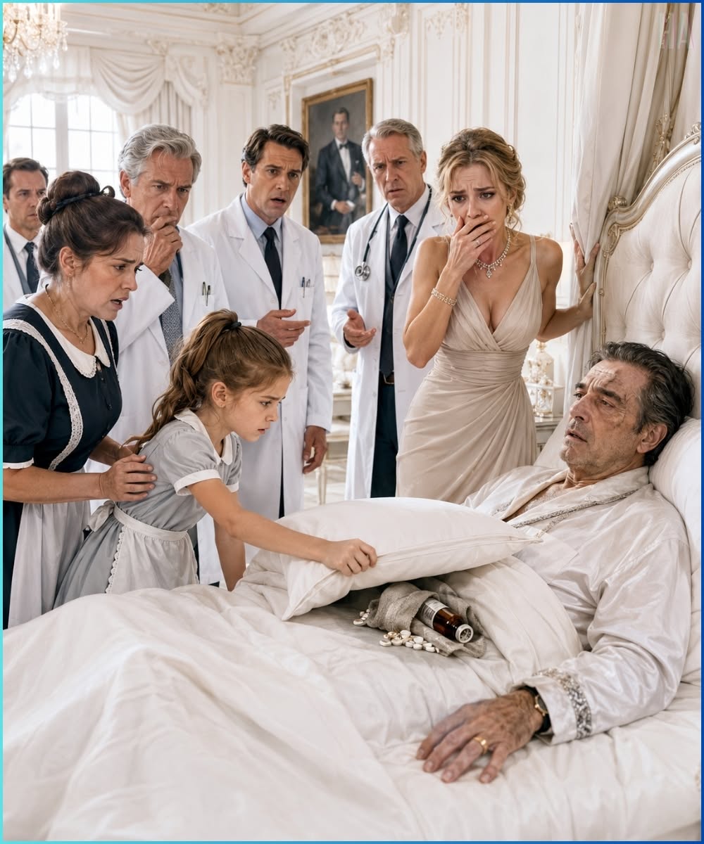 8The mafia boss was dying in a mansion full of doctors—until an 8-year-old maid’s daughter lifted his pillow and found what his fiancée had been hiding there every night