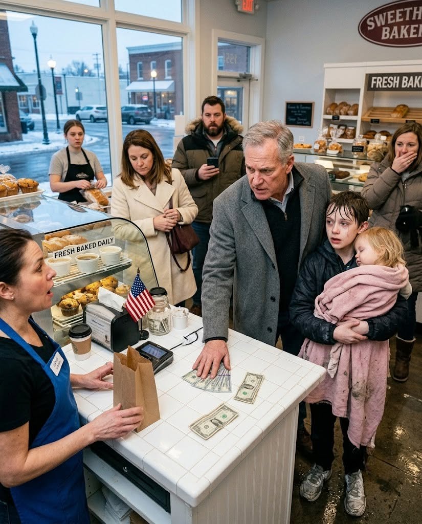 Please… do you have any old bread left for two dollars?”  The little boy said it so quietly that the bell above the bakery door almost swallowed him whole