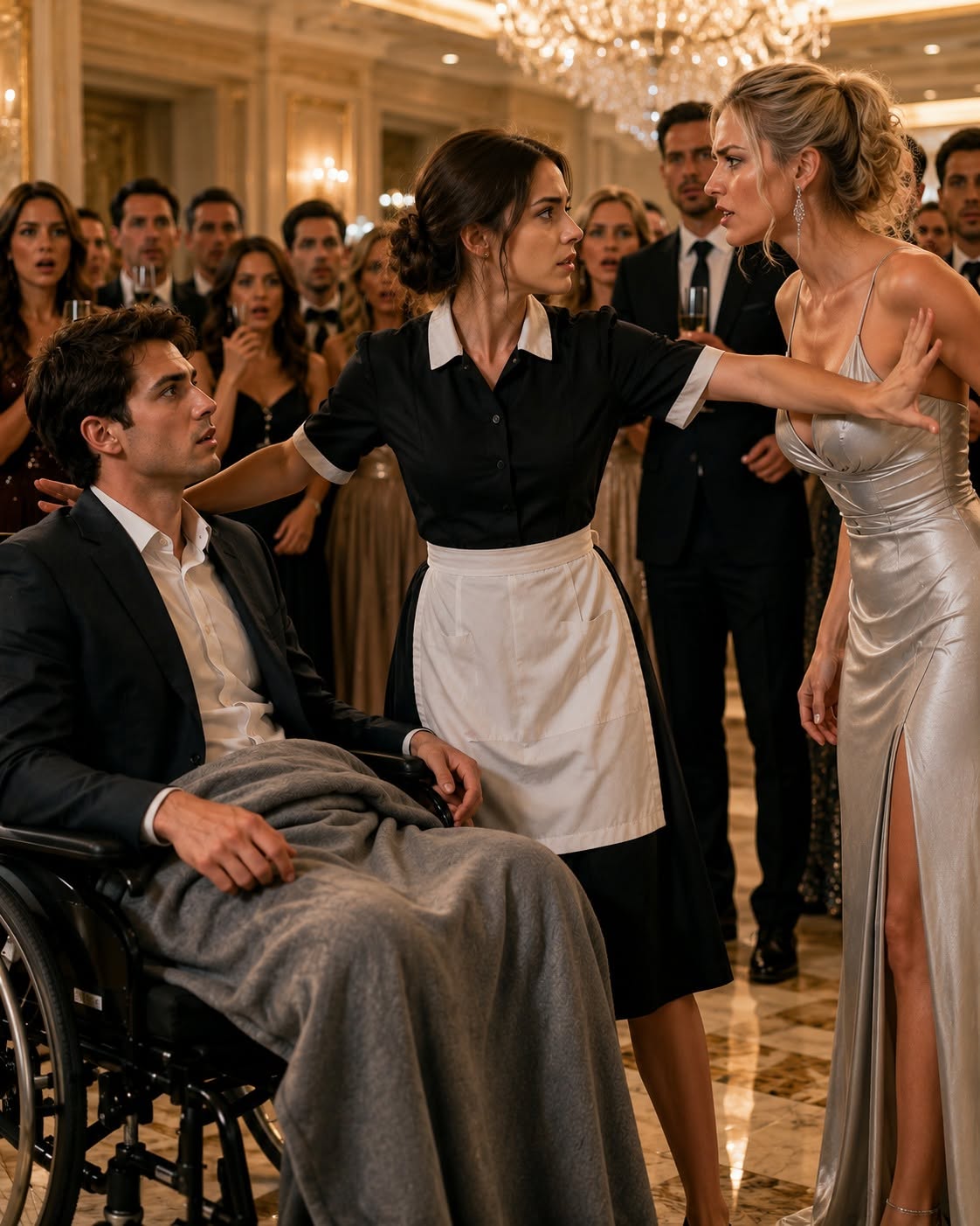 I pretended I couldn't walk and spent weeks sitting in a wheelchair while the people I loved showed me who they really were. My fiancée called me a useless cripple in front of a ballroom full of guests, and everyone stayed silent. The only person who treated me like I still mattered was the maid kneeling beside my chair—and that's when I realized I'd been blind my entire life.