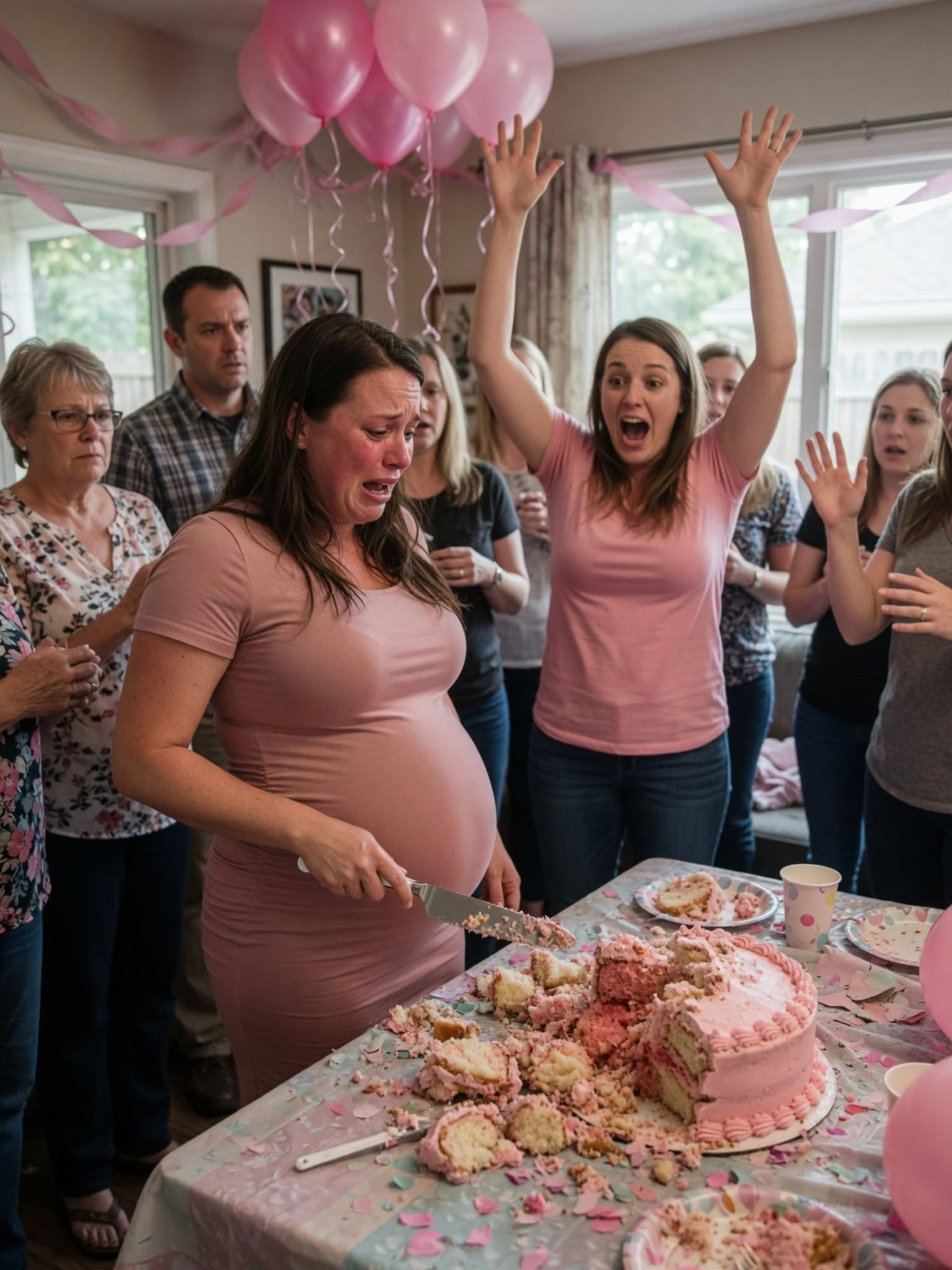 My sister accidentally ruined my gender reveal party, then said, ""You can always have another baby.""