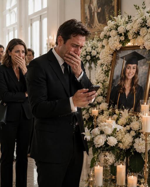 At the memorial service marking two years since his daughter’s de:ath, a message appeared on his phone: “Dad, I graduate tomorrow”... and his wife immediately tried to snatch it from his hand.