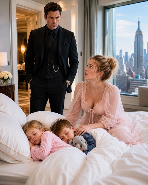 When I walked into my hotel suite after midnight, I expected to find a forgotten report and a glass of scotch. Instead, I found two little twins asleep in my bed and their terrified mother standing in the doorway. I had spent my entire life building an empire where nothing happened without my permission, yet somehow two children had slipped past every locked door and found the one thing I had never learned how to give anyone—mercy.