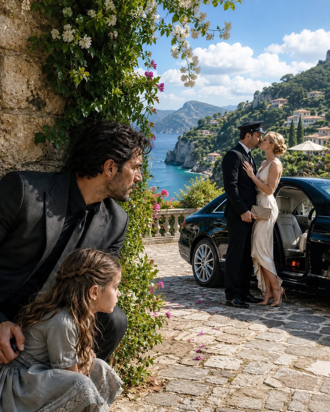A 7-Year-Old Girl Told a Mafia Boss to Hide—Then He Watched His Wife Kiss the Assassin Waiting to Blow Him Up