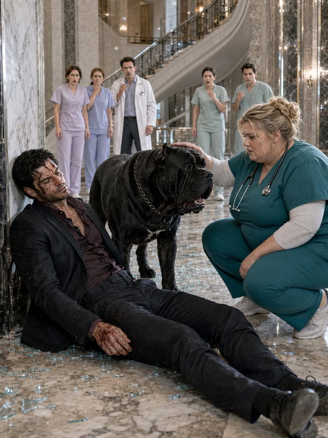 No One Could Reach the Unconscious Mafia Boss—Until His Guard Dog Chose the Night Nurse