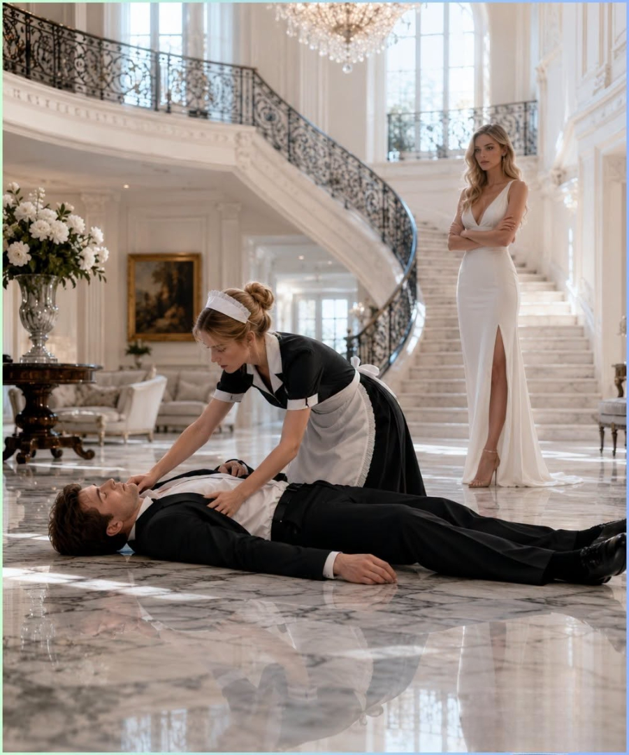 The Billionaire Pretended to Be Dying on His Marble Floor and What His Maid Did Exposed the Woman He Was About to Marry