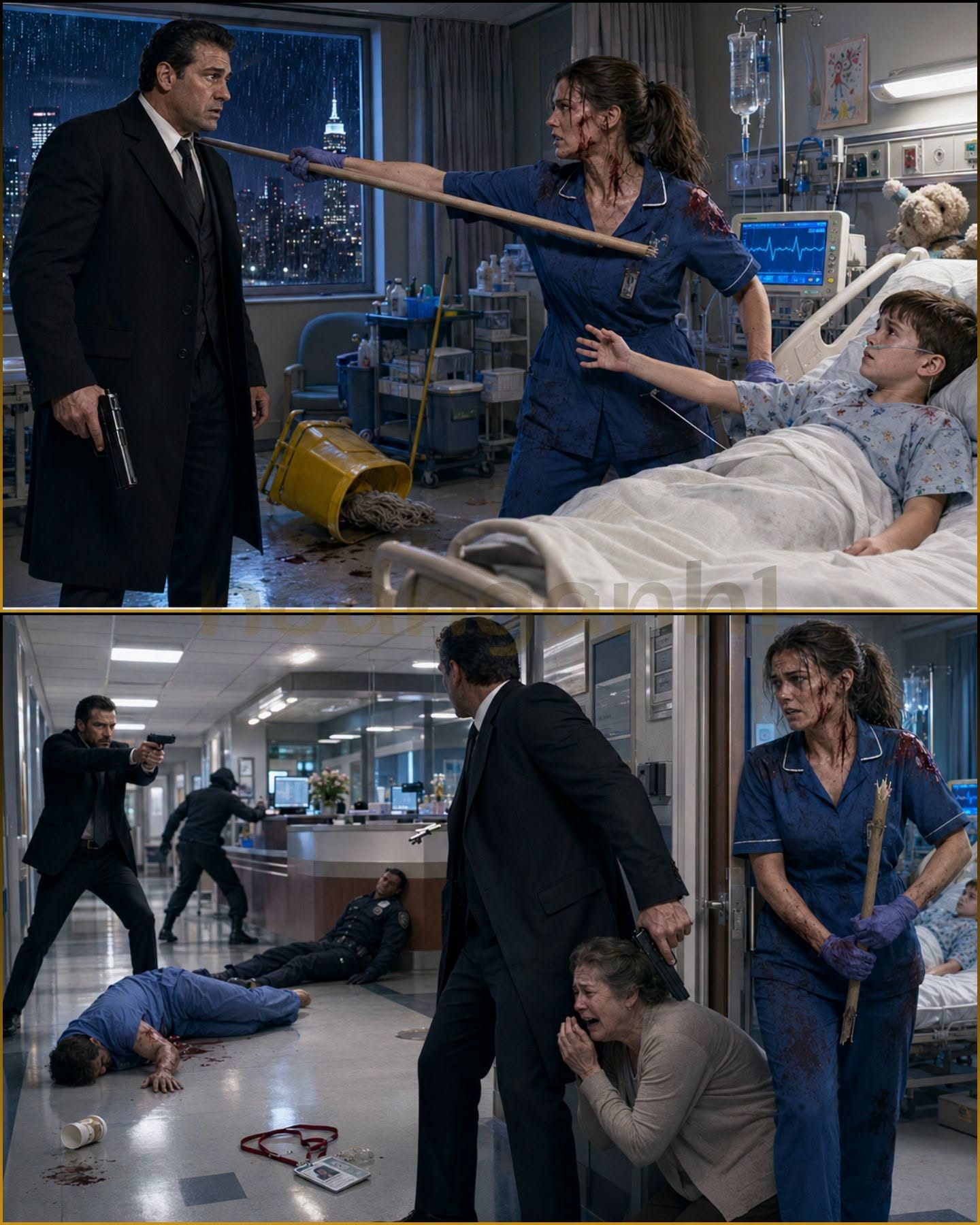The billionaire mafia boss arrives to kill anyone who dares harm his son